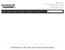 Tablet Screenshot of busandcoachassociation.org